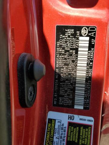 Photo 10 from auction – 2014 TOYOTA COROLLA L with VIN 2T1BURHE2EC124771