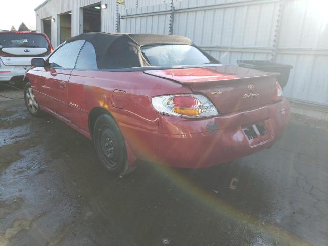 Photo 3 from auction – 2002 TOYOTA CAMRY SOLA with VIN 2T1FF28P32C593948