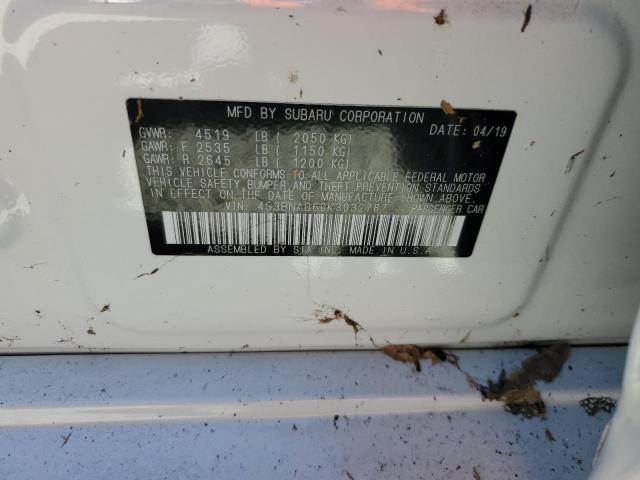 Photo 10 from auction – 2019 SUBARU LEGACY 2.5 with VIN 4S3BNAB60K3032787
