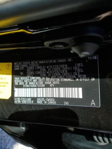 Photo 10 from auction – 2009 LEXUS RX 350 with VIN 2T2HK31U69C134588