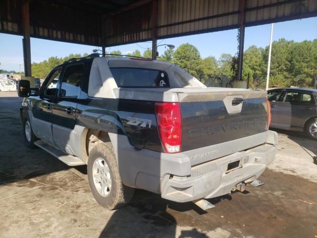Photo 3 from auction – 2002 CHEVROLET AVALANCHE with VIN 3GNEK13T32G127004