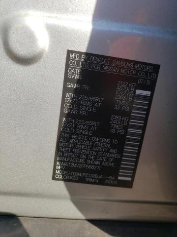 Photo 10 from auction – 2015 NISSAN ROGUE S with VIN KNMAT2MV2FP588271