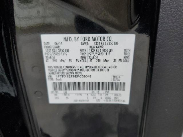 Photo 10 from auction – 2014 FORD F150 with VIN 1FTFX1EF8EFC39048