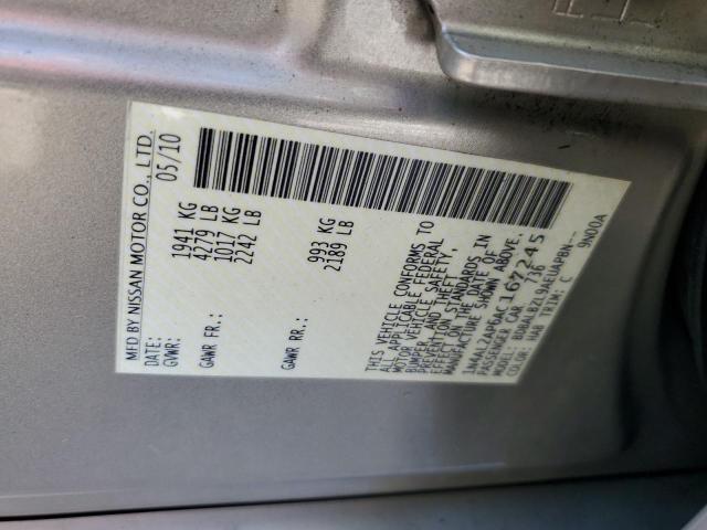 Photo 10 from auction – 2010 NISSAN ALTIMA BAS with VIN 1N4AL2AP6AC167245