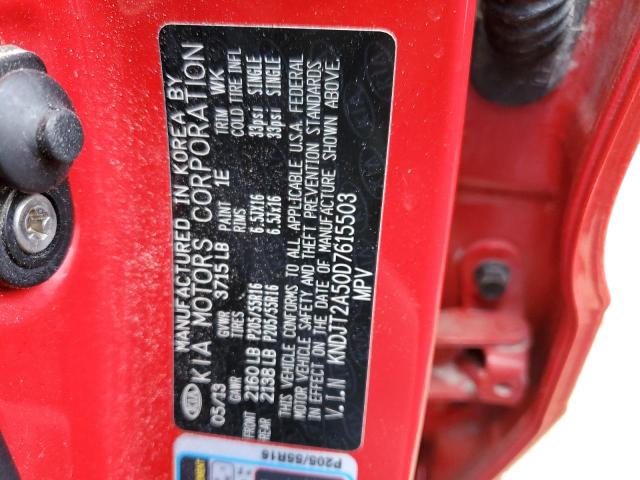 Photo 10 from auction – 2013 KIA SOUL with VIN KNDJT2A50D7615503