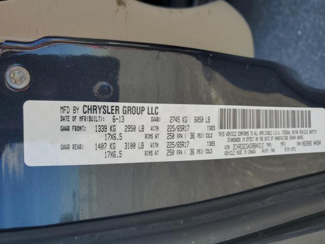 Photo 10 from auction – 2013 DODGE GRAND CARA with VIN 2C4RDGCG4DR804312
