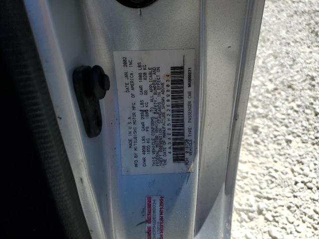 Photo 10 from auction – 2002 MITSUBISHI ECLIPSE SP with VIN 4A3AE85H22E098034
