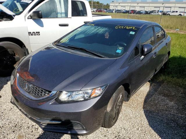 Photo 2 from auction – 2015 HONDA CIVIC LX with VIN 19XFB2F52FE073177