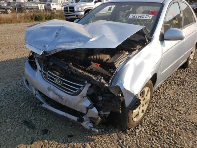 Photo 9 from auction – 2008 KIA SPECTRA EX with VIN KNAFE122185574540