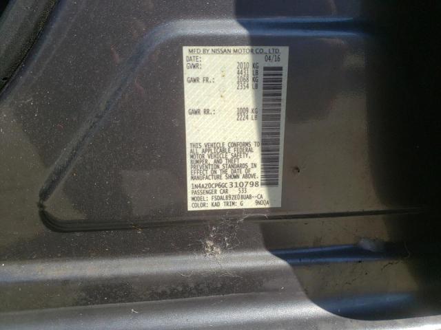 Photo 10 from auction – 2016 NISSAN LEAF S with VIN 1N4AZ0CP6GC310798