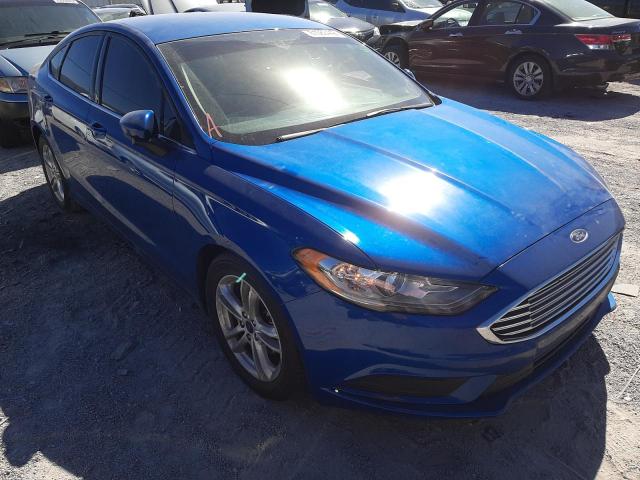 FORD FUSION SE 2018 with VIN 3FA6P0HD8JR196824 - Photo from auction