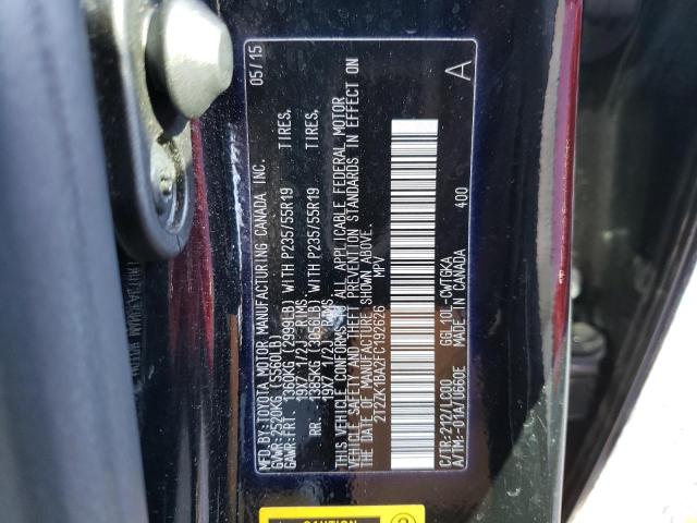 Photo 10 from auction – 2015 LEXUS RX 350 with VIN 2T2ZK1BA2FC192626