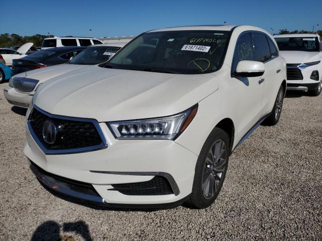 Photo 2 from auction – 2017 ACURA MDX TECHNO with VIN 5FRYD3H5XHB005596