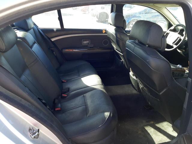 Photo 6 from auction – 2004 BMW 745 LI with VIN WBAGN63514DS53415