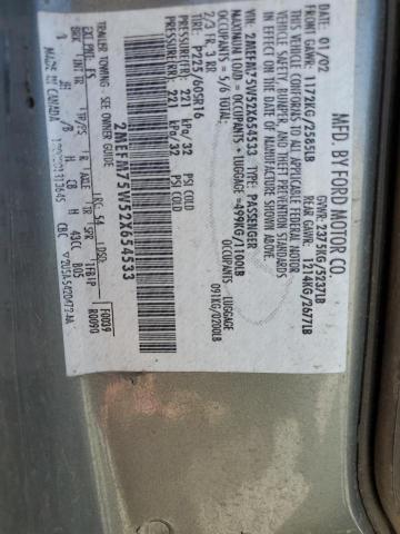 Photo 10 from auction – 2002 MERCURY GRAND MARQ with VIN 2MEFM75W52X654533