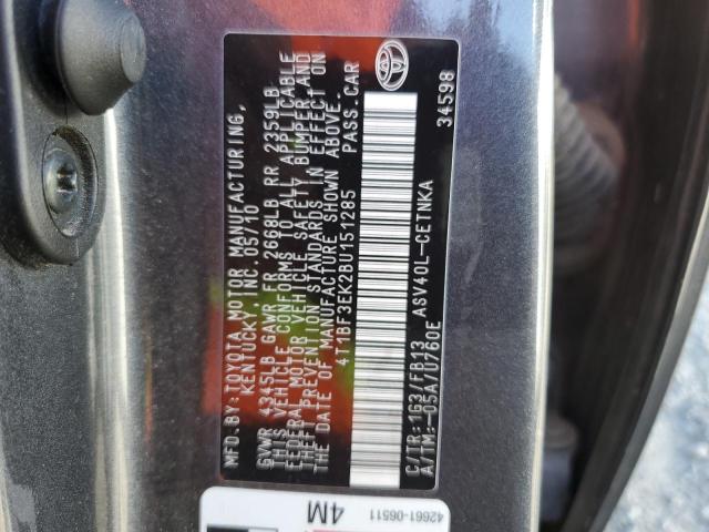 Zdjęcie 10 z aukcji – 2011 TOYOTA CAMRY BASE z VIN 4T1BF3EK2BU151285