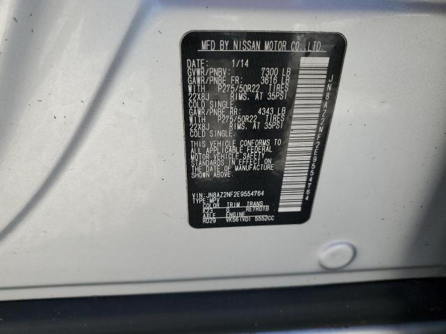 Photo 10 from auction – 2014 INFINITI QX80 with VIN JN8AZ2NF2E9554764