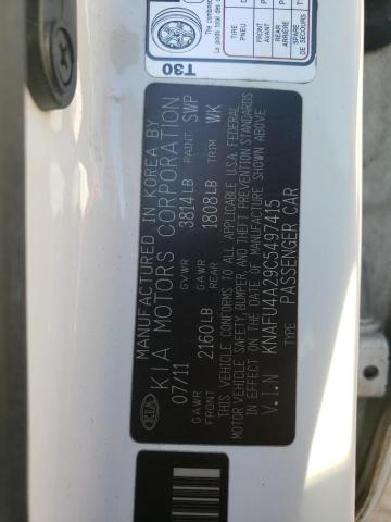 Photo 10 from auction – 2012 KIA FORTE EX with VIN KNAFU4A29C5497415