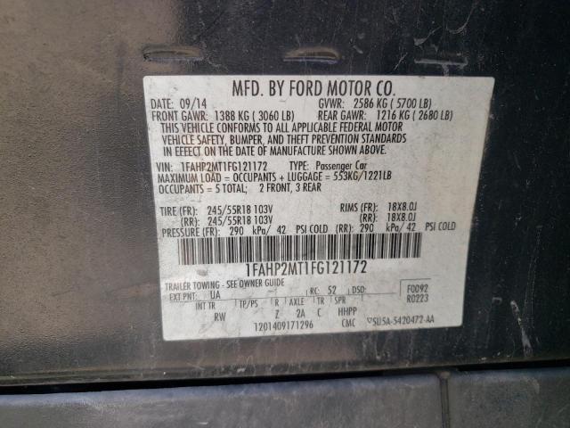 Photo 10 from auction – 2015 FORD TAURUS POL with VIN 1FAHP2MT1FG121172