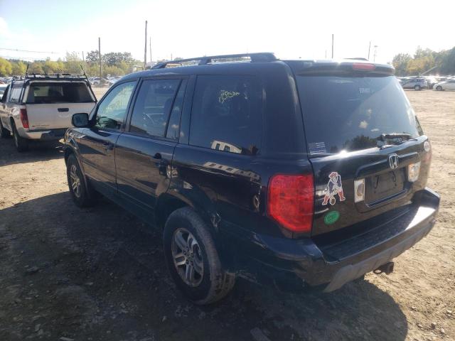 Photo 3 from auction – 2005 HONDA PILOT EXL with VIN 5FNYF18525B048325