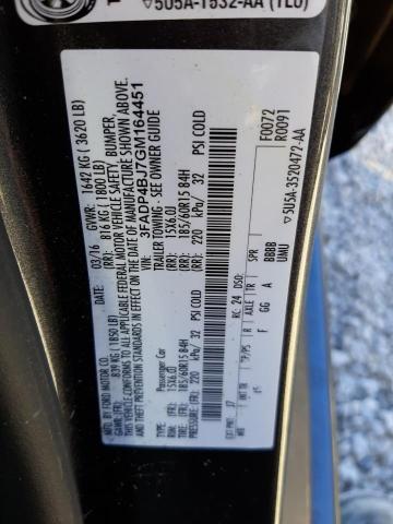 Photo 10 from auction – 2016 FORD FIESTA SE with VIN 3FADP4BJ7GM164451
