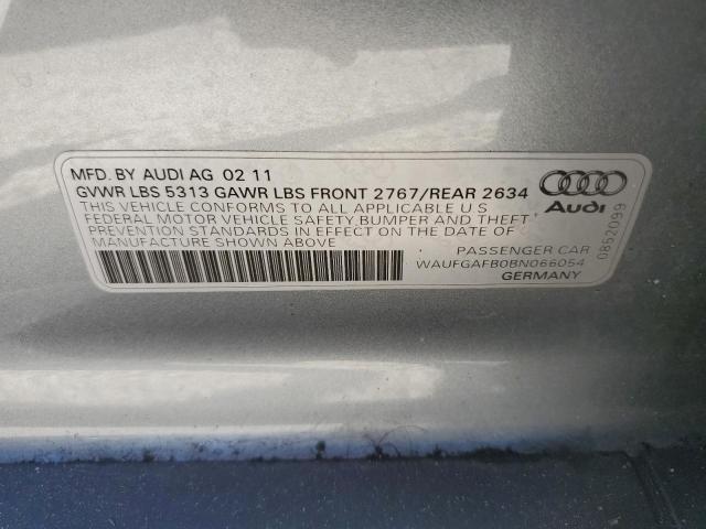 Photo 10 from auction – 2011 AUDI A6 PREMIUM with VIN WAUFGAFB0BN066054