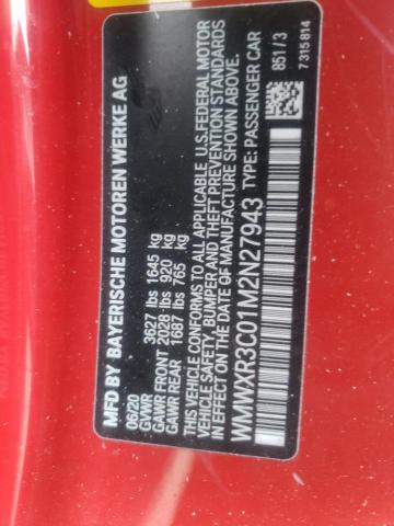 Photo 10 from auction – 2021 MINI COOPER with VIN WMWXR3C01M2N27943