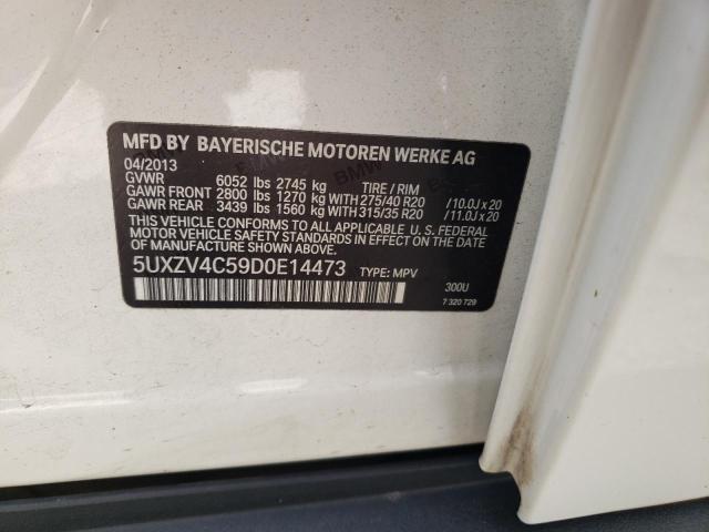 Photo 10 from auction – 2013 BMW X5 3.0I with VIN 5UXZV4C59D0E14473