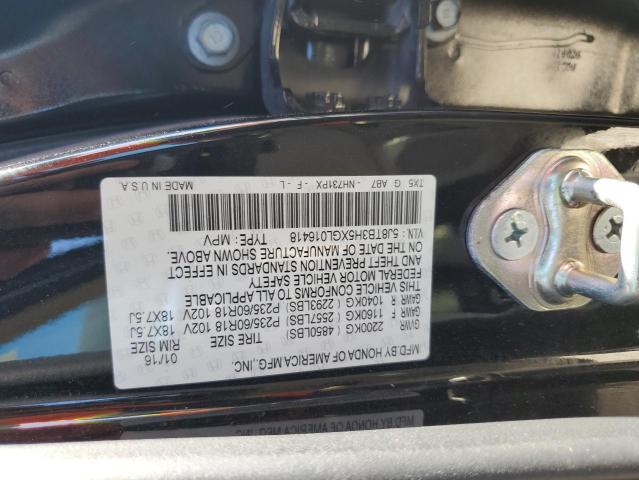 Photo 10 from auction – 2016 ACURA RDX TECHNO with VIN 5J8TB3H5XGL016418