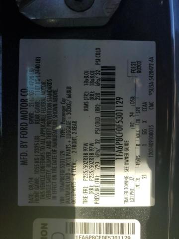 Photo 10 from auction – 2015 FORD MUSTANG GT with VIN 1FA6P8CF0F5301129