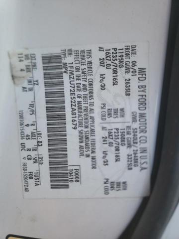 Photo 10 from auction – 2002 FORD EXPLORER X with VIN 1FMZU72E52ZA81679