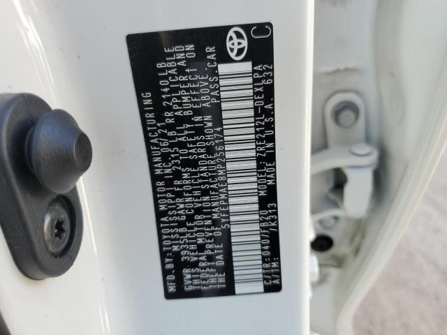 Photo 10 from auction – 2021 TOYOTA COROLLA LE with VIN 5YFEPMAE8MP256174