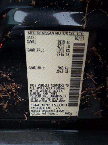 Photo 10 from auction – 2014 NISSAN ALTIMA 2.5 with VIN 1N4AL3AP7EC151003