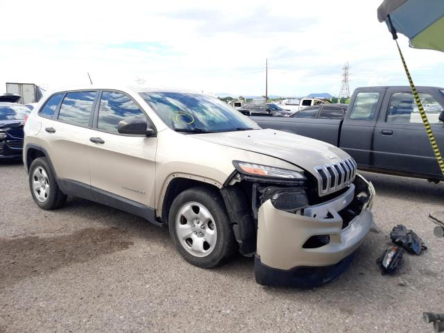 JEEP CHEROKEE S 2015 with VIN 1C4PJLAB7FW530338 - Photo from auction