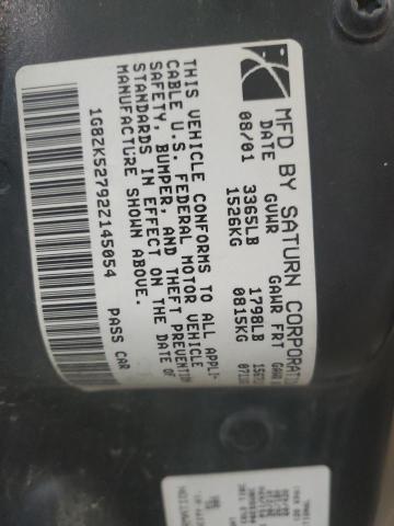Photo 10 from auction – 2002 SATURN SL2 with VIN 1G8ZK52792Z145054