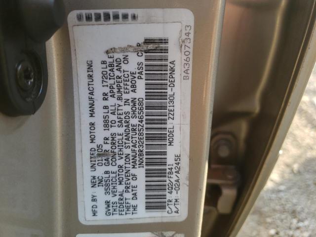 Photo 10 from auction – 2005 TOYOTA COROLLA CE with VIN 1NXBR32E85Z465680