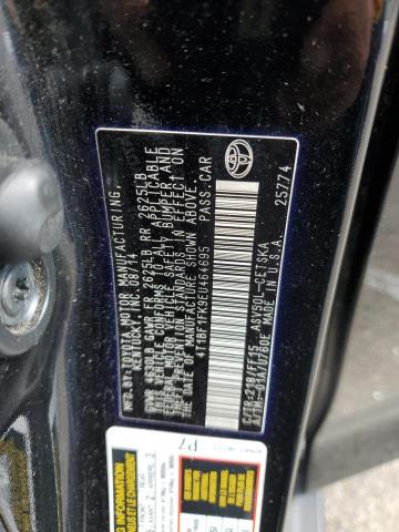 Photo 10 from auction – 2014 TOYOTA CAMRY L with VIN 4T1BF1FK9EU464695