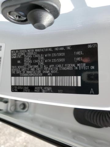 Photo 10 from auction – 2021 TOYOTA HIGHLANDER with VIN 5TDXBRCH0MS056568