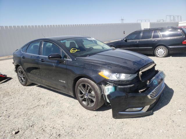 FORD FUSION SE 2018 with VIN 3FA6P0LU8JR197494 - Photo from auction