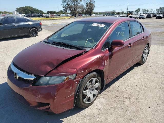 Photo 2 from auction – 2010 HONDA CIVIC LX with VIN 19XFA1F59AE000894