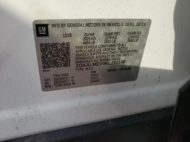 Photo 10 from auction – 2019 GMC TERRAIN SL with VIN 3GKALMEV0KL251148