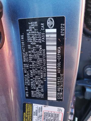 Photo 10 from auction – 2004 TOYOTA CAMRY LE with VIN 4T1BE32K14U913046