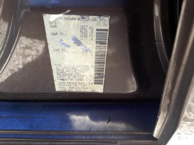 Photo 10 from auction – 2016 NISSAN ALTIMA 2.5 with VIN 1N4AL3AP1GN327356