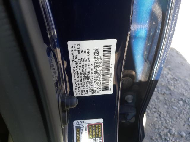Photo 10 from auction – 2015 HONDA CR-V EXL with VIN 2HKRM4H75FH620908