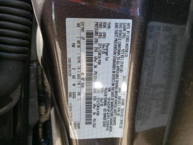 Photo 10 from auction – 2015 FORD FOCUS SE with VIN 1FADP3F23FL335919