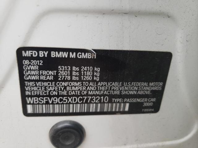 Photo 10 from auction – 2013 BMW M5 with VIN WBSFV9C5XDC773210