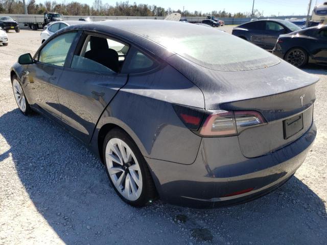 Photo 3 from auction – 2022 TESLA MODEL 3 with VIN 5YJ3E1EA6NF345242