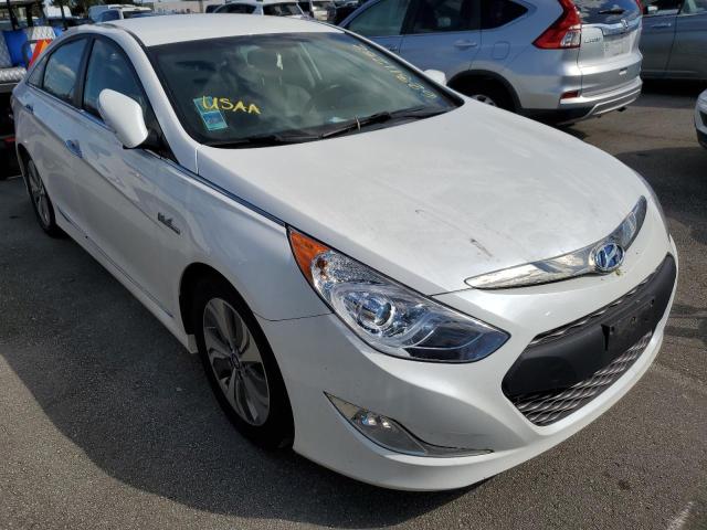 HYUNDAI SONATA HYB 2014 with VIN KMHEC4A46EA112529 - Photo from auction