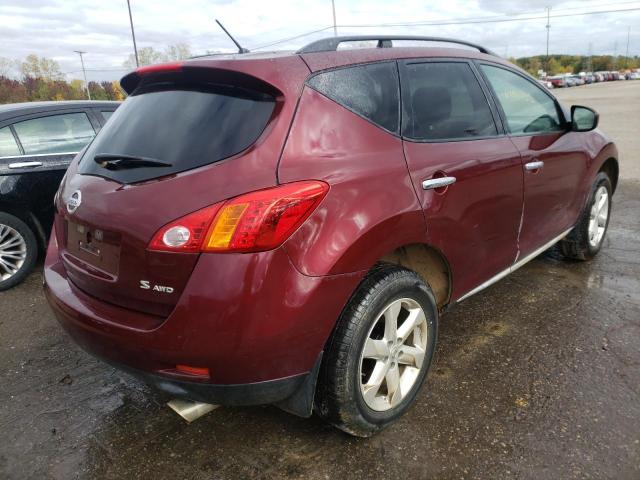 Photo 4 from auction – 2009 NISSAN MURANO S with VIN JN8AZ18W89W150137