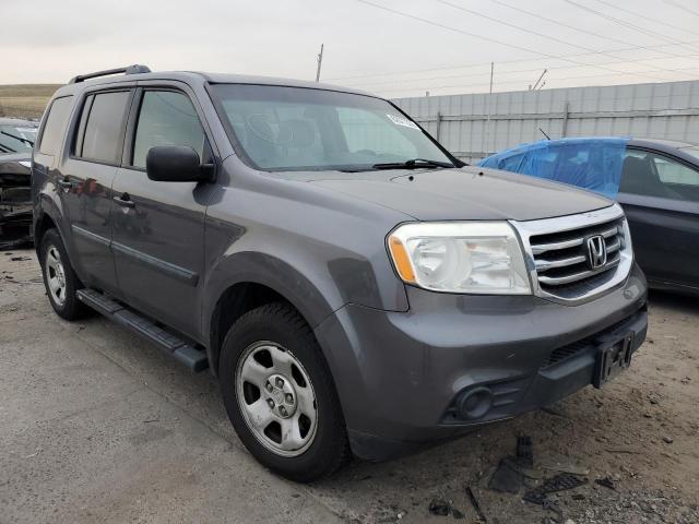 HONDA PILOT LX 2014 with VIN 5FNYF4H2XEB026029 - Photo from auction